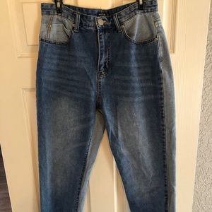 Nasty Gal Two Toned HW Jeans